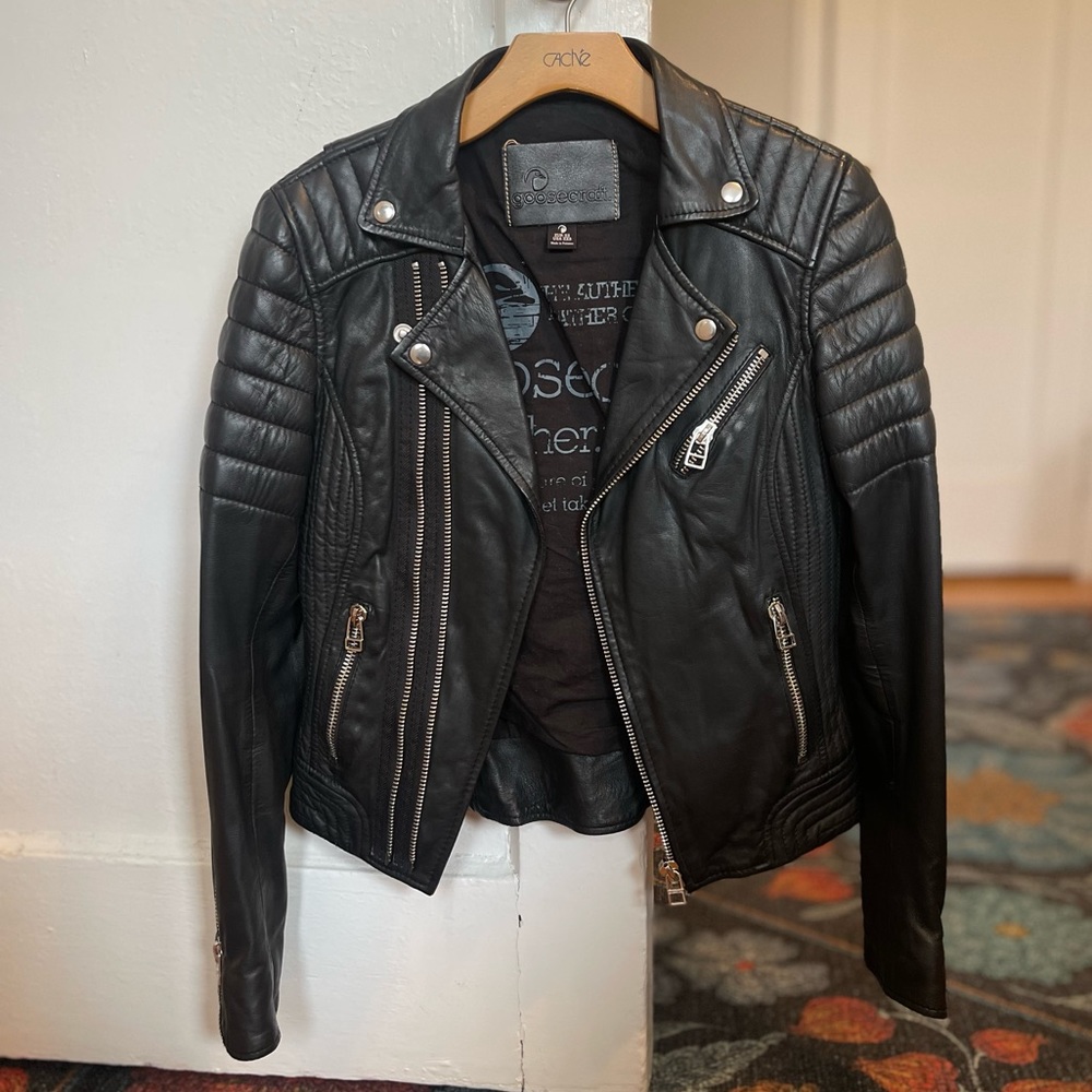 GooseCraft Moto Leather Jacket